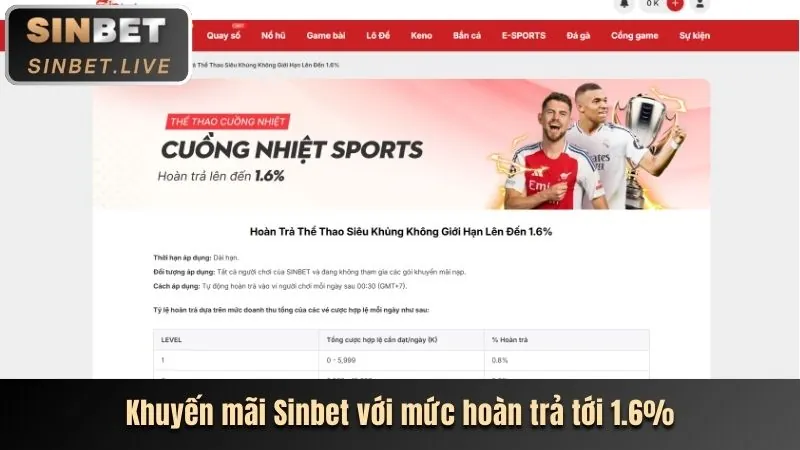 Hình ảnh đa dạng các môn thể thao tại Gi8 Code